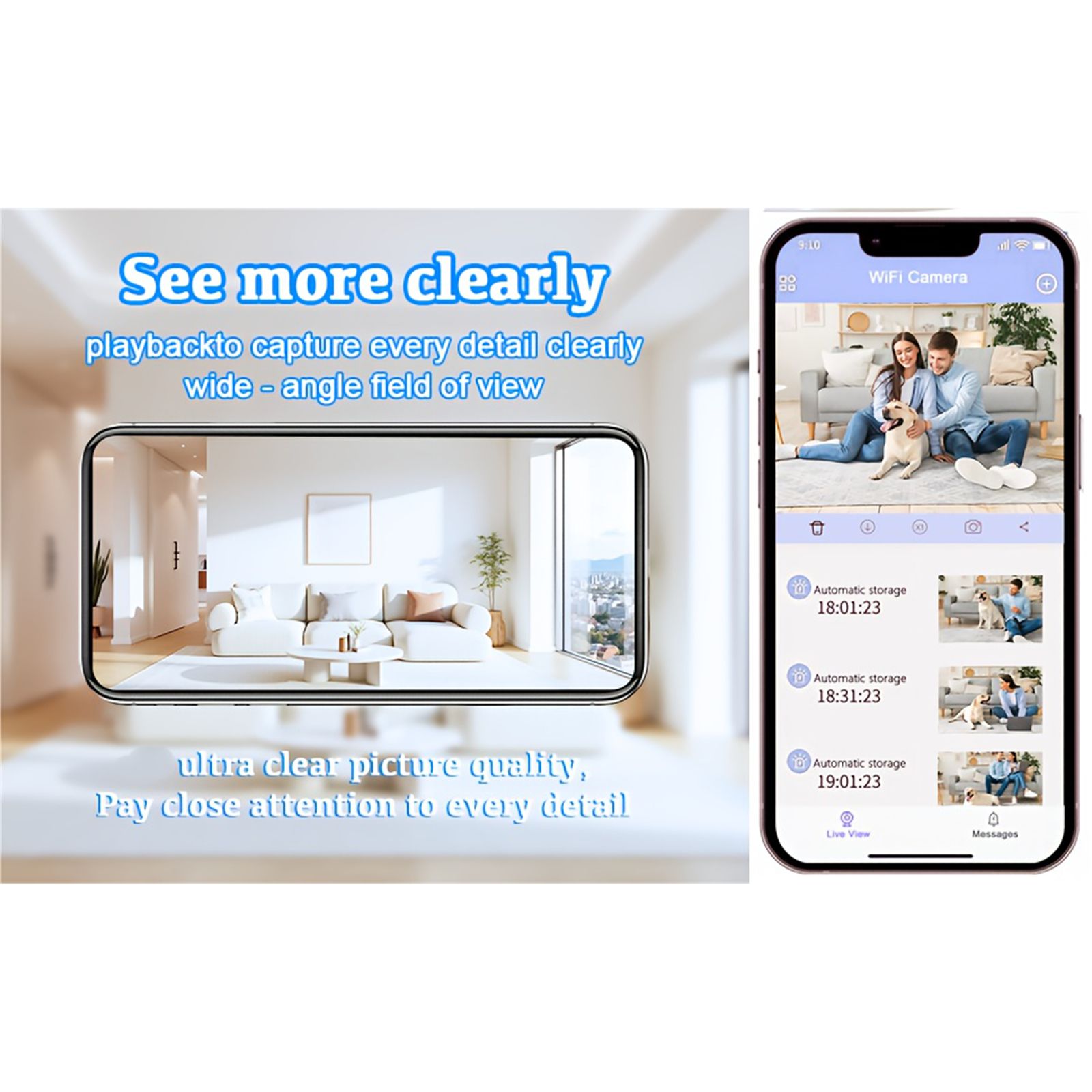 E2 Home-use mini camera suitab - Home Office Xp ulasan dan harga