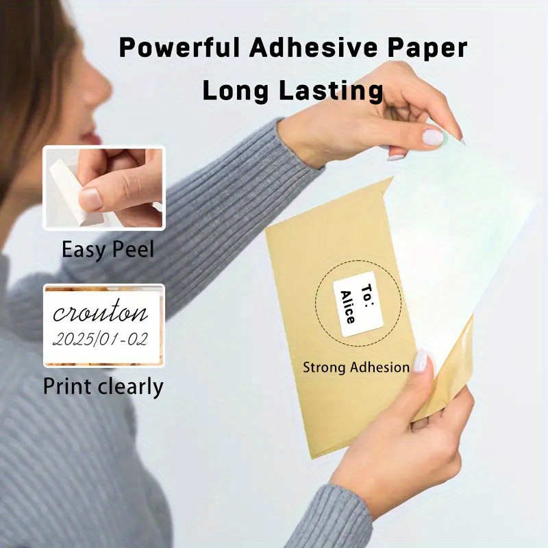 6 Rolls 40x30mm Thermal Label  - Label Maker Machine ulasan dan harga