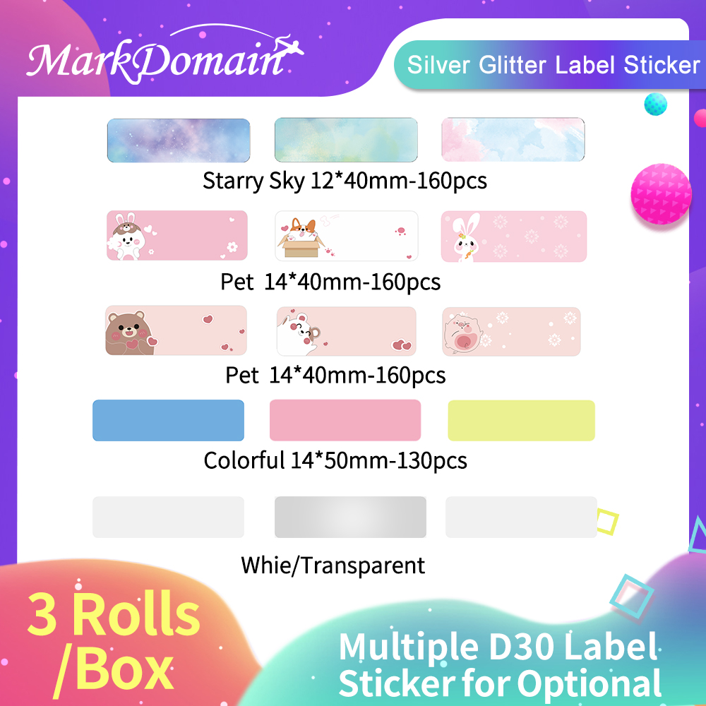 Phomemo D30 Colorful Labels Pr - Label Maker Machine ulasan dan harga