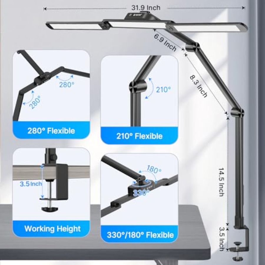 LED Desk Lamp Architect Desk L - Desk Lamp Led ulasan dan harga