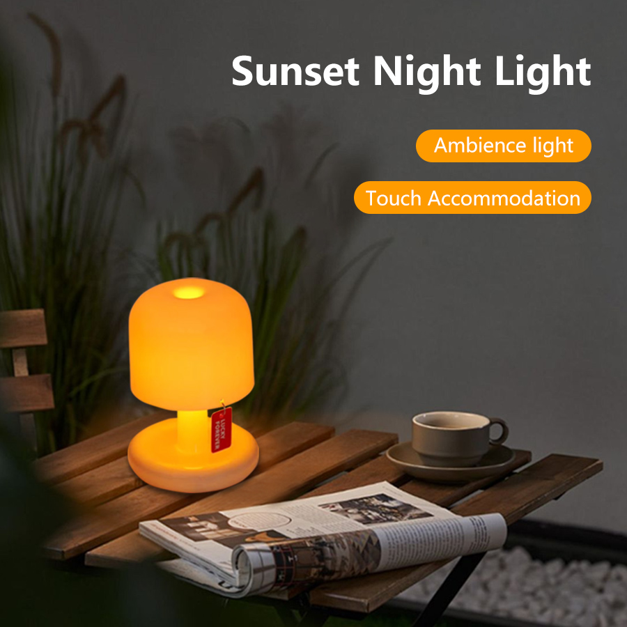 Sunset Lamp Mini Touch Night L - Desk Lamp Led ulasan dan harga
