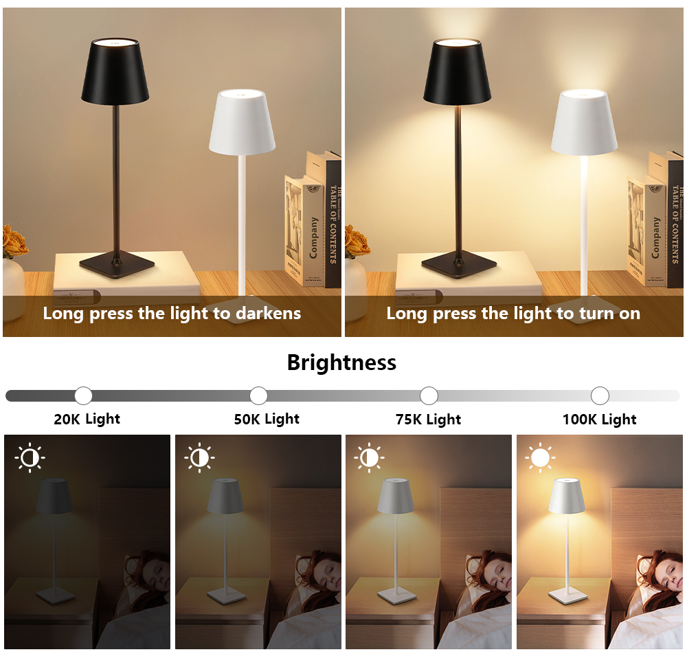 LED Rechargeable Desk Light Wi - Desk Lamp Led ulasan dan harga