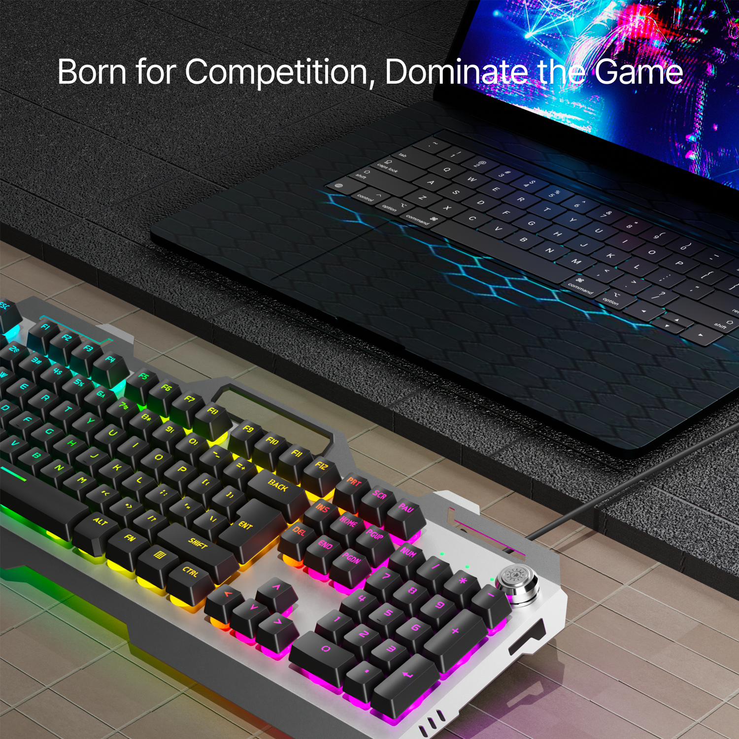 EWEADN Silent Gaming Keyboard, - Home Office Pc ulasan dan harga