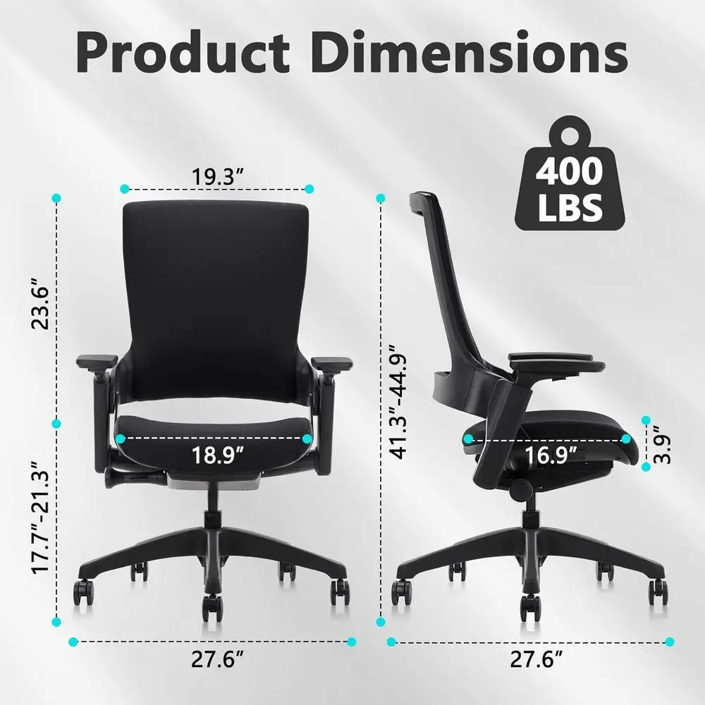 Ergonomic Fabric Swivel Chair  - Home Or Office Use ulasan dan harga